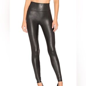 SPANX Faux Leather Leggings in Black